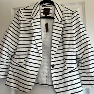 Cute navy and white strip jacket